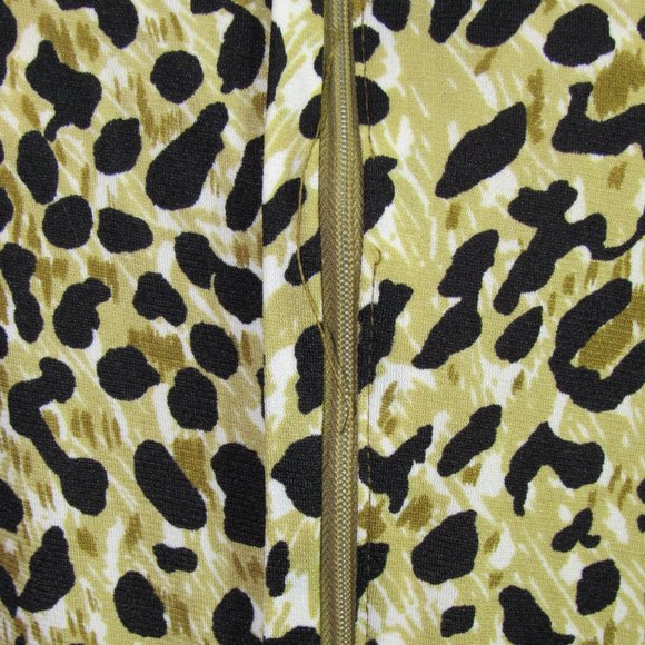 Vintage 60s Animal Print Dress - Picture 6 of 7